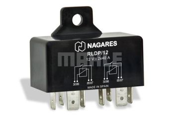RLDP/12 NORMALLY OPEN DOUBLE RELAY with bracket 12 PASS. CARS UNIVERSAL