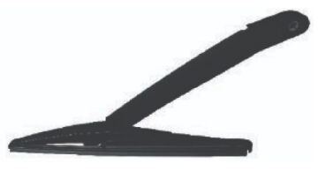 RB0451  SİLECEK ARKA CAM CLIO II/TWINGO/QASHQAI