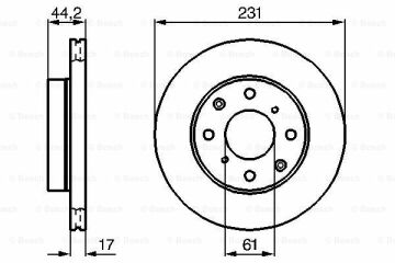 Fren DiskiROVER; HONDA Civic 1.4 Sedan ( 10.1987 - 09.1991 ); Civic 1.4 Hatchback ( 10.1987 - 09.1991 ); Civic CRX 1.5i ( 10.1983 - 12.1985 ); Civic 1.5i Hatchback ( 01.1985 - 10.1987 ); Civic CRX 1.5i ( 10.1983 - 12.1985 ) ROW GBD90803; HON 45251S