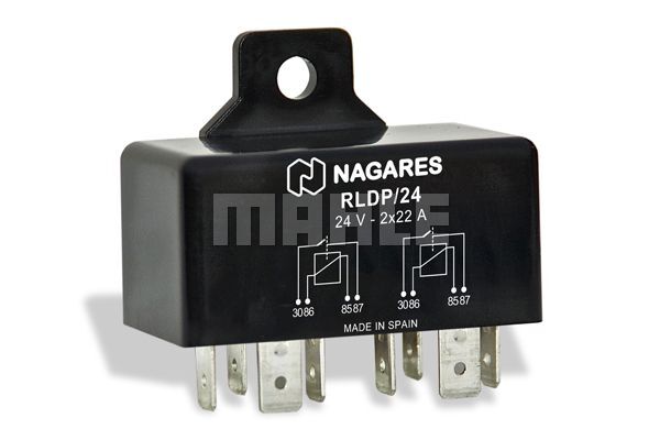 RLDP/24 24 V 2 x 22A braketli NORMALDE AÇIK ÇİFT R HEAVY DUTY UNIVERSAL MR 42 MAHLE