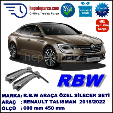 RENAULT TALISMAN MUZ SİLECEK TAKIMI RBW ARACA ÖZEL (2015→)