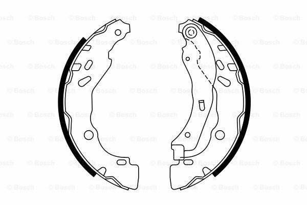 Pabuçlu Fren Balatası [203,2*39 mm]NISSAN Micra 1.2i 201007 - ; Micra 1.2 DIG-S 201103 - ; Micra 1.5 dCi 201007 -  NIS D40601HD3E; NIS D406