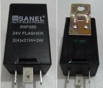 SSF285 24V CARGO flaşer (49,31,49a) Braketli, Ford 30110017