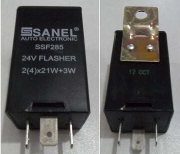 SSF285 24V CARGO flaşer (49,31,49a) Braketli, Ford 30110017