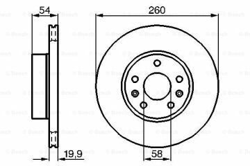Fren Diski, Ön, [260 /19,9-18 mm], Hava KanallıRAN CX 25 Diesel 198207 - 199212; CX 25 Injection Turbo 2 198609 - 199212; CX 25 Diesel Turbo 2 198701 - 199212; CX 25 Diesel Turbo 198304 - 198612; CX 22 198507 - 199212; CX 20 198207 - 199212; CX 25 In