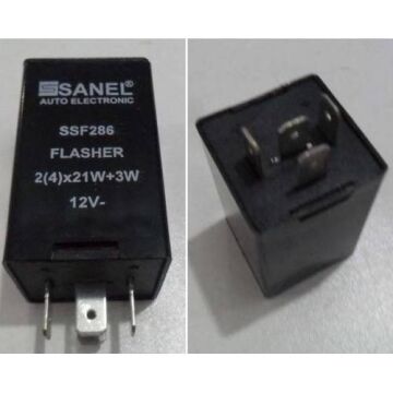 SSF286 12V RENAULT flaşer (+,-,C,R) 4 uçlu,Citroen 30110023