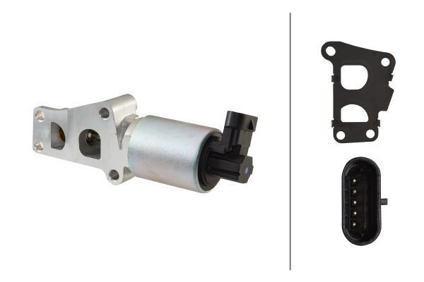 EGR Valfi,Elektrikli,5-Kutuplu,Opel Astra-Meriva-V 24 44 5720
