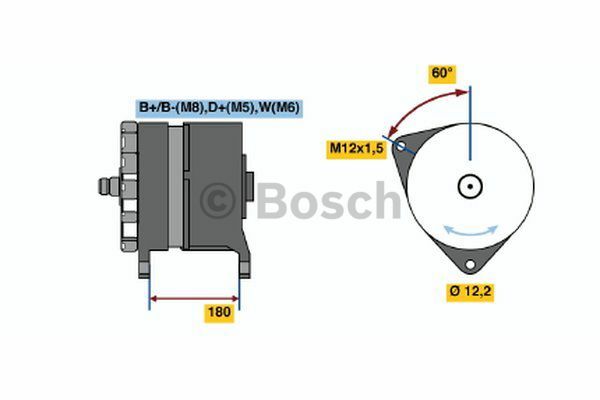 AlternatörKÄSSBOHRER; SETRA S 200 (OM352,420,441,442,447); S 200 (MAN,Detr.-Diesel) Setra; Serie 300; S 300 Setra KAS 7421345000