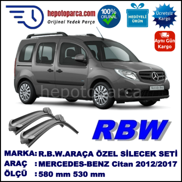 MERCEDES CITAN MUZ SİLECEK TAKIMI RBW ARACA ÖZEL (2012→)