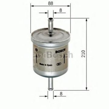 VOLVO S60 1 I 2.4 T5 (04.2004 - 07.2009) BOSCH Filtre Seti filitre