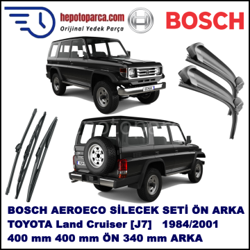 TOYOTA Land Cruiser [J7] 11,1984-08,2001 Bosch Aeroeco Ön ve Arka Silecek Takımı