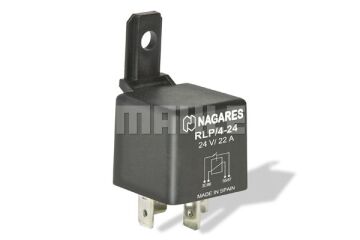 RLP/4-24 NORMALDE AÇIK RÖLE braketli - 4 terminal  HEAVY DUTY UNIVERSAL MR 57 MAHLE
