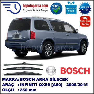 INFINITI QX56 [A60] 250 mm 04.2008-... BOSCH Arka Silecek