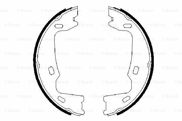 Pabuçlu Fren Balatası OPEL Vectra 2.0 i 16V 199509 - 200209; Omega 2.0 i 199309 - 199908; Vectra 1.8 i 16 V 199509 - 200009; Astra 1.6i 199409 - 199802; Vectra 1.6 i 16V 199509 - 200209; Vectra 1.6 i 16V 199509 - 200204; Astra  VAU 90541931; VAU 9051