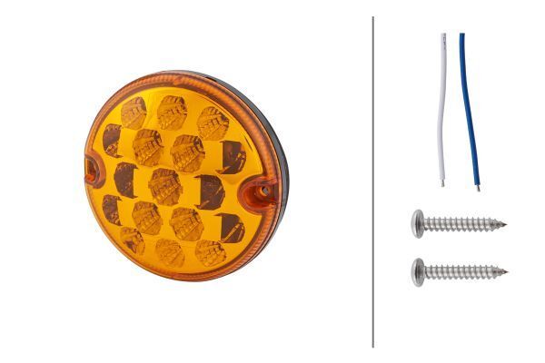 Sinyal Lambası Hella Valuefit,24V,12V,Siyah,LED,So -