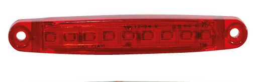 YP-117 9 LEDLİ PARMAK LAMBA 24V KIRMIZI