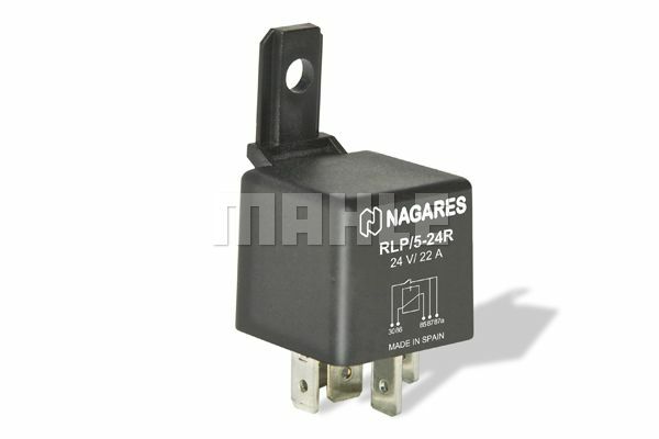 RLP/5-24R NORMALLY OPEN RELAY DOUBLE OUTPUT with b HEAVY DUTY UNIVERSAL