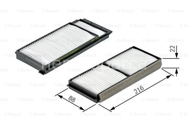 MAZDA 5 2.0 DISI 06.2010 - 01.2018  BOSCH POLEN FİLTRESİ