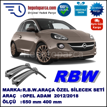 OPEL ADAM MUZ SİLECEK TAKIMI RBW ARACA ÖZEL (2012→)