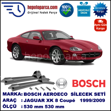 JAGUAR XK 8 Coupé [QEV] 01.1999-02.2009, 530 / 530 mm. BOSCH AEROECO Aparatlı Muz Silecek