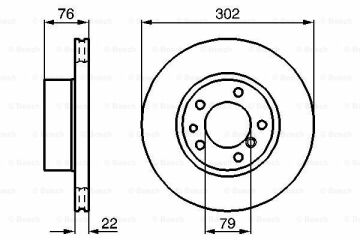 Fren Diski, Ön, [302 / 21,9-20,4 mm], Hava Kanallı 520 i 198909 - 199512; 525 i 198909 - 199512; 520 i Touring 199111 - 199612; 520 i 198801 - 199012; 730 i,iL 198609 - 199406; 525 i 198801 - 199012; 525 tds Touring 199112 - 199612; 525 i Touring 199