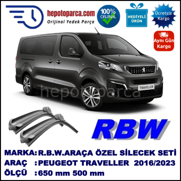 PEUGEOT TRAVELLER MUZ SİLECEK TAKIMI RBW ARACA ÖZEL (2016→)