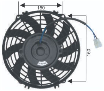 RFM1104 FAN MOTORU 7  12V PERVANELİ