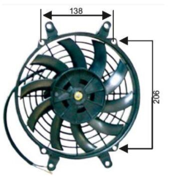 RFM1106 FAN MOTORU 9  24V PERVANELİ