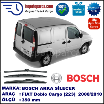 FIAT Doblo Cargo [223..] 350 mm 07.2000-12.2010 BOSCH Arka Silecek