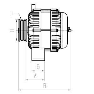 F032113610 Alternatör AGCO 49 DTAP  49 DTAG  -,Val tra X 100 01-01-1999 -,Valtra X 110 01-01-1999 -,Valtra X 120 01-01-1999 -,Valtra 8950  634DS 01-01-1998 - ALT3208