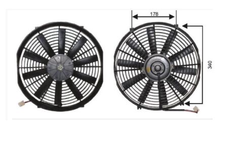 RFM1130 FAN MOTORU 14  12V PERVANELİ