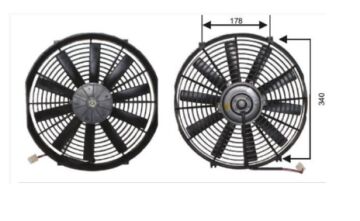 RFM1130 FAN MOTORU 14  12V PERVANELİ