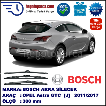 OPEL Astra GTC [J] 300 mm 09.2011-... BOSCH Arka Silecek