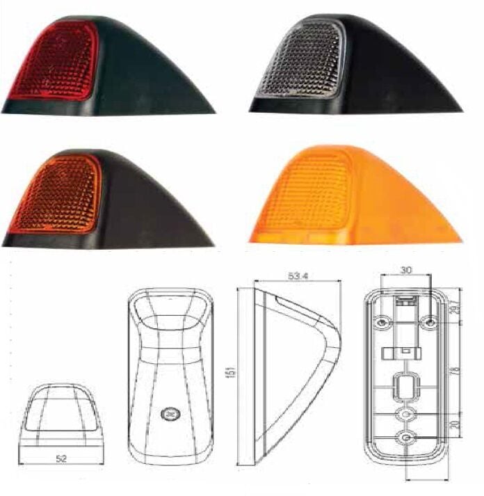 FARPLAS-1-502588-89 TEPE LAMBASI YM AXOR  BEYAZ MERCEDES KAŞ