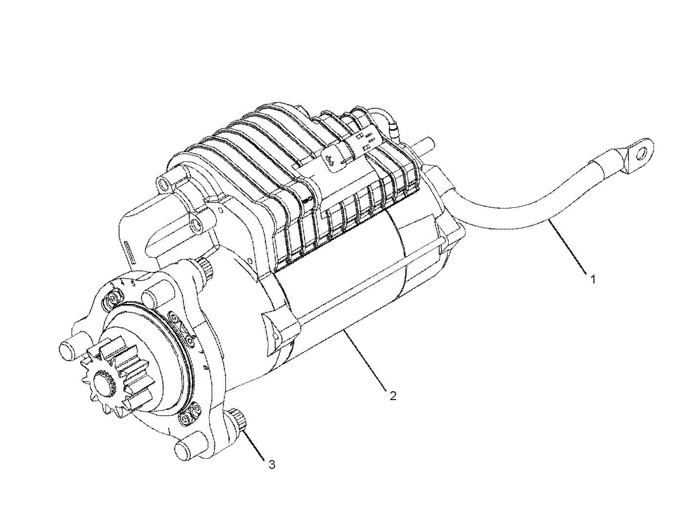 BOSCH_000133F408 Marş Motoru 24V CAT 11DİŞ İRİ DİŞLİ 8,4KW