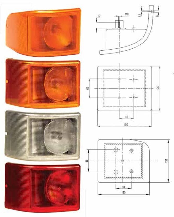 FARPLAS-1-K-500627 345 OTOBÜS STOP SİNYAL GV LAMBA SARI  MERCEDES