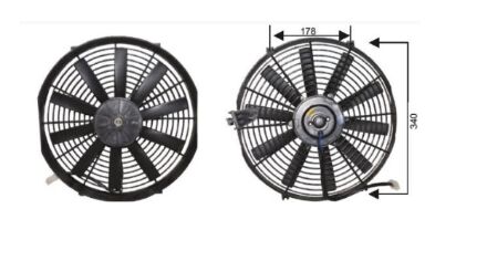 RFM1230 FAN MOTORU 14  24V PERVANELİ