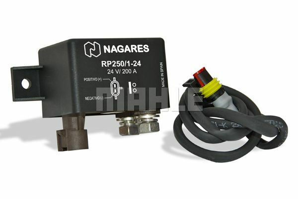 RP250/1-24 HIGH CURRENT -NORMALLY OPEN RELAY with  HEAVY DUTY UNIVERSAL