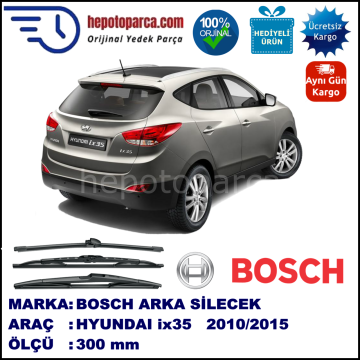 HYUNDAI ix35 [TM] 300 mm 01.2010-... BOSCH Arka Silecek