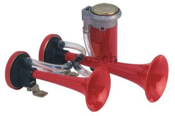 Havalı Korna, İki Tonlu, 24 V, 240W, 630/795 Hz, 1