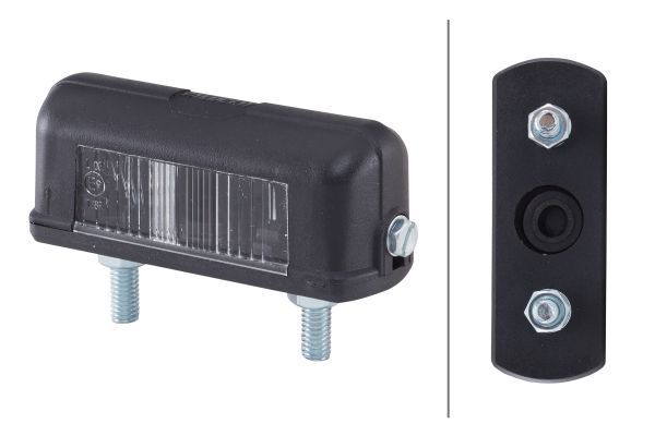 Plaka Aydınlatması Hella Valuefit,12V,24V,Siyah,Ha -