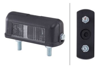 Plaka Aydınlatması Hella Valuefit,12V,24V,Siyah,Ha -
