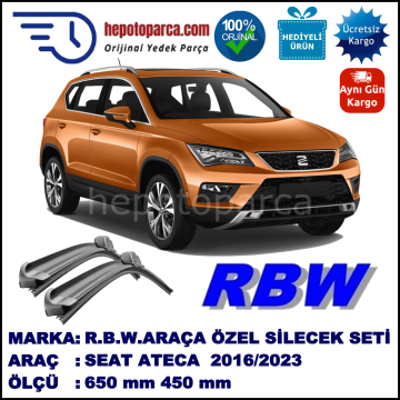 SEAT ATECA MUZ SİLECEK TAKIMI RBW ARACA ÖZEL (2016→)