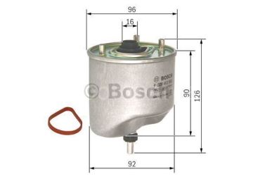 PEUGEOT Partner 1.6 HDi (08.2010 - 03.2015) BOSCH Filtre Seti filitre