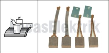 TAT205 KÖMÜR TAKIMI 12V 2M113 TÜMOSAN 47644924