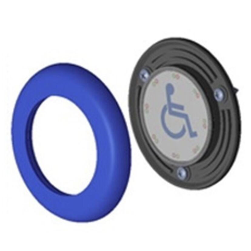 STC01B 12/24V DOKUNMATİK BUTON Yüzeye Montaj Temsa 30710029 A0098208010