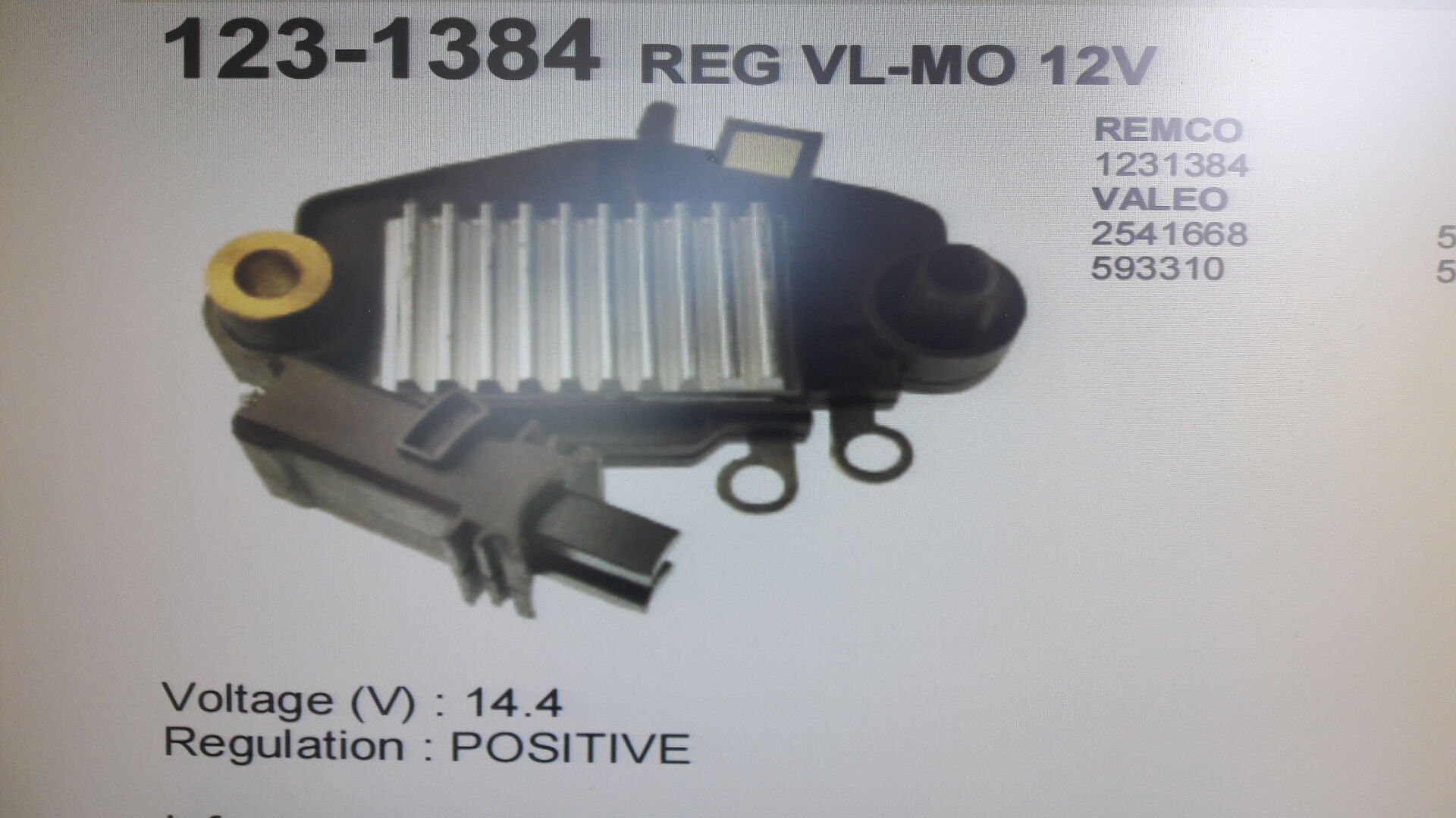 1384 KONJEKTÖR 12V TEK RENAULT CLİO MEGANE LAGUNA CİV