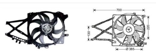 RFM2148 FAN MOTORU ASTRA H 1.3 CTDI ÇERÇEVELİ