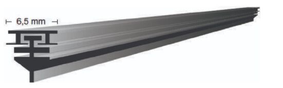 RLI22 SİLECEK LASTİĞİ İNCE SL550 MM