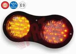 STW224 24V 24 + 24 Ledli Pozisyon, Sinyal, Lambası 30390001